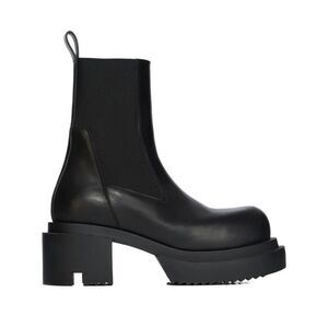 Rick Owens Women "Beatle Bogun" Leather Ankle Boots